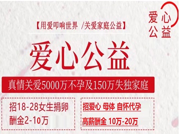 库伦捐卵助孕生子 爱心志愿者招募